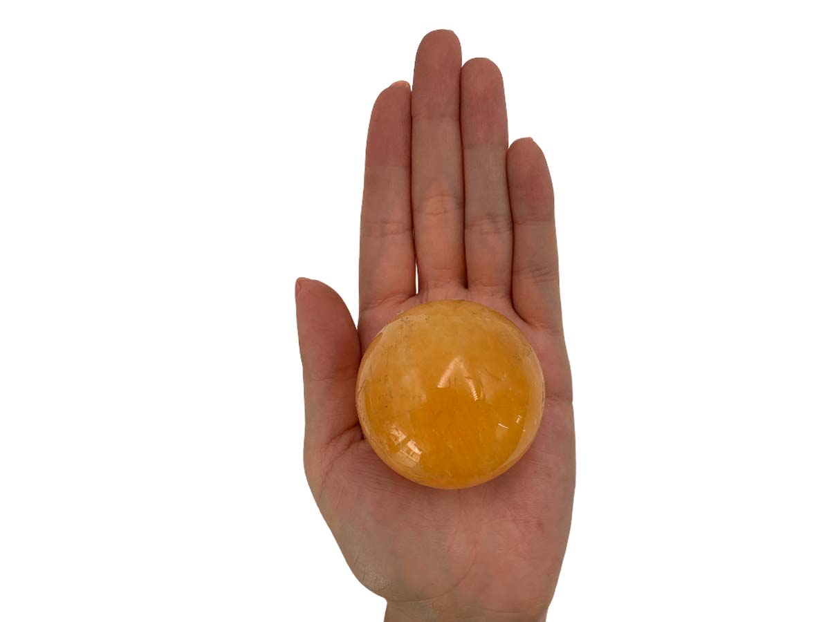 Orange Calcite Sphere