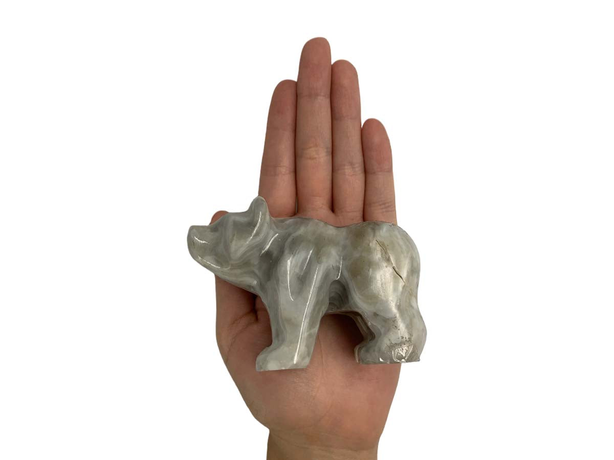Gray Onyx Grizzly Bear