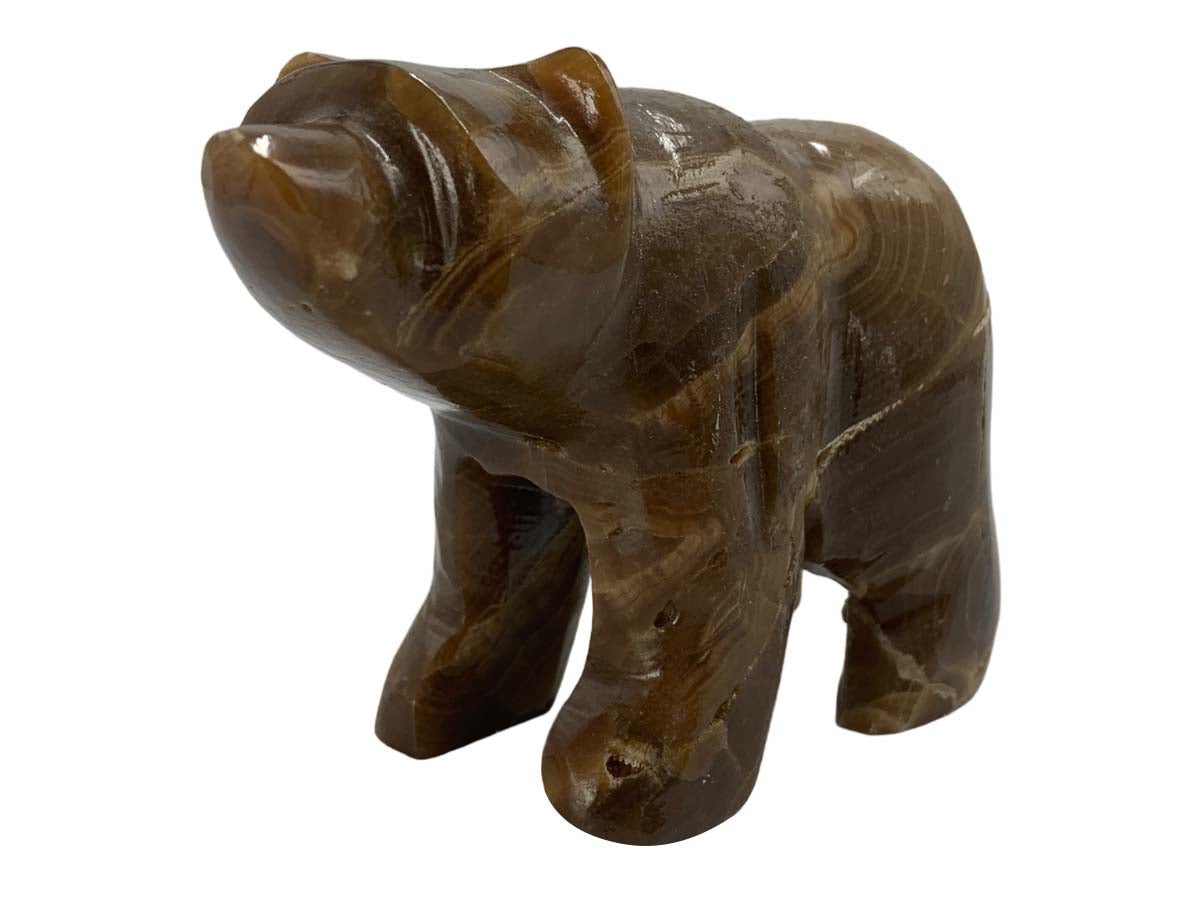 Brown Onyx Grizzly Bear