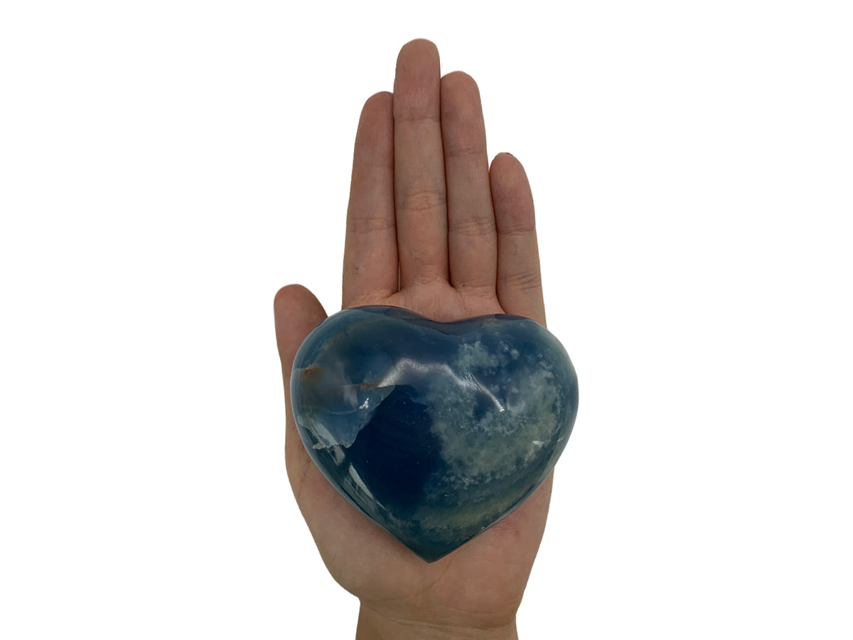 Blue Onyx Heart