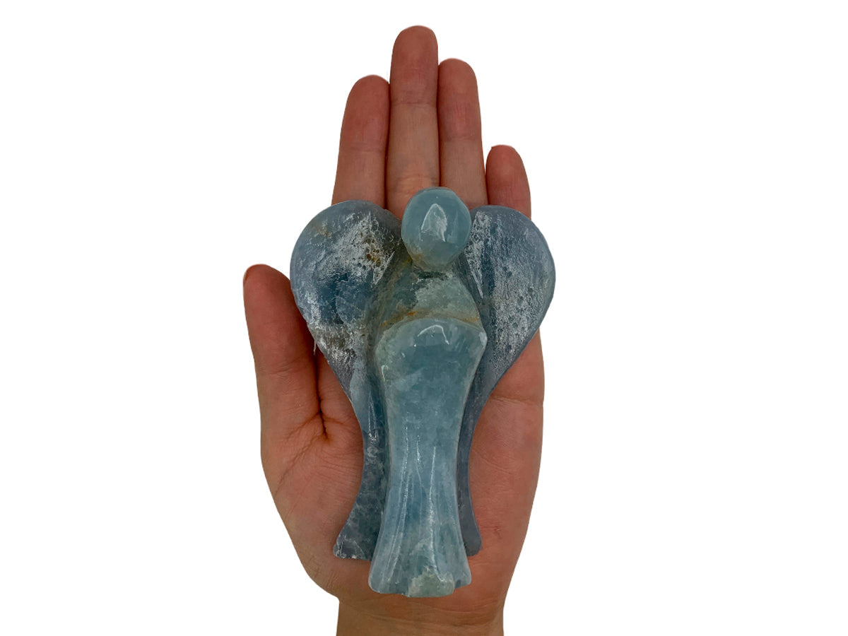 Blue Onyx Angel Polished