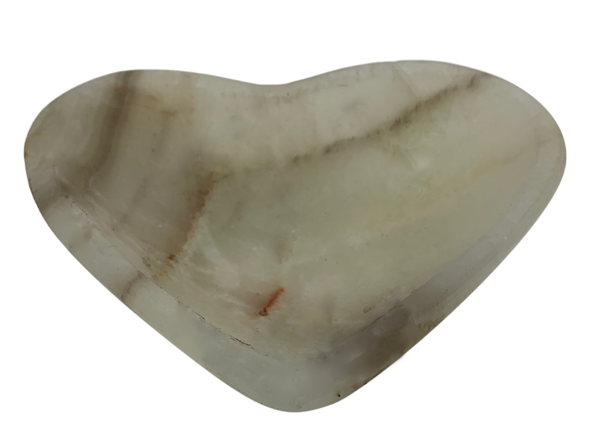 Gray Onyx Heart Bowl