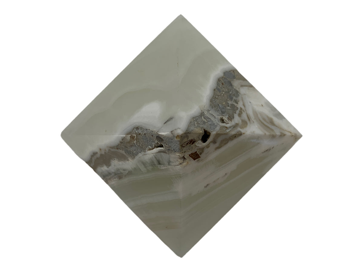 White Onyx Pyramid