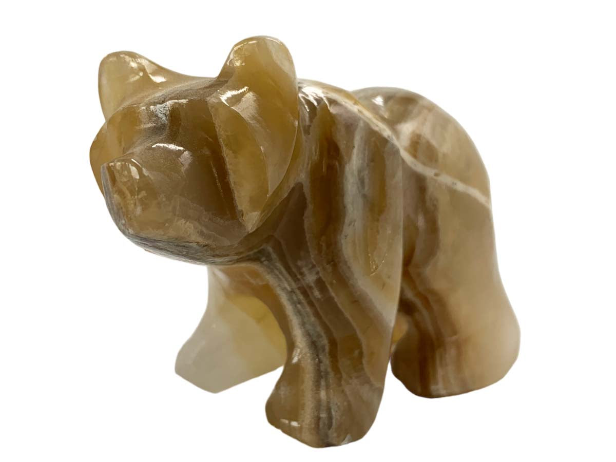Brown Onyx Grizzly Bear