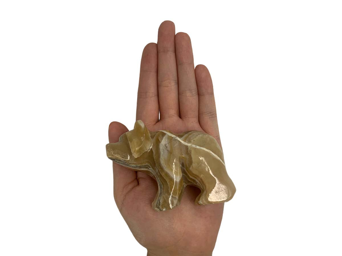 Brown Onyx Grizzly Bear