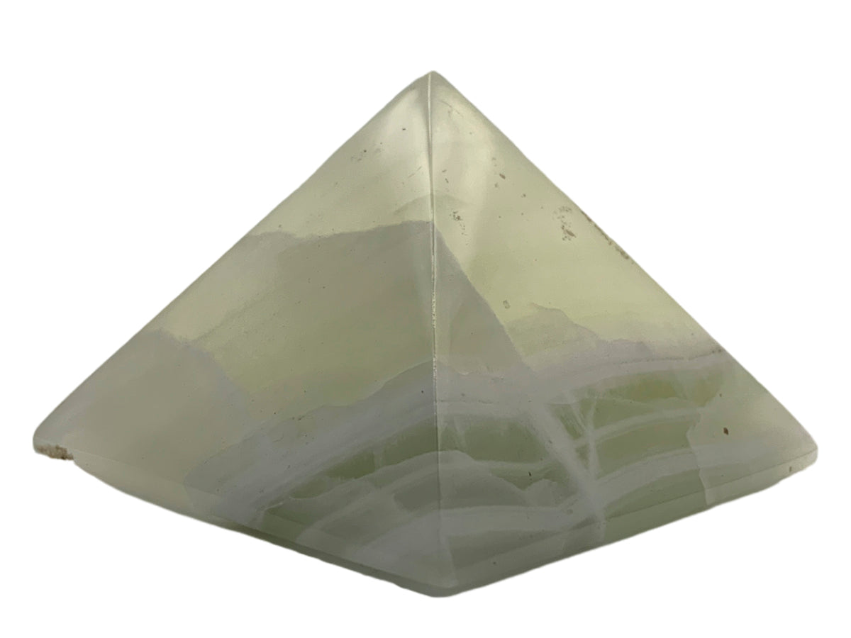White Onyx Pyramid