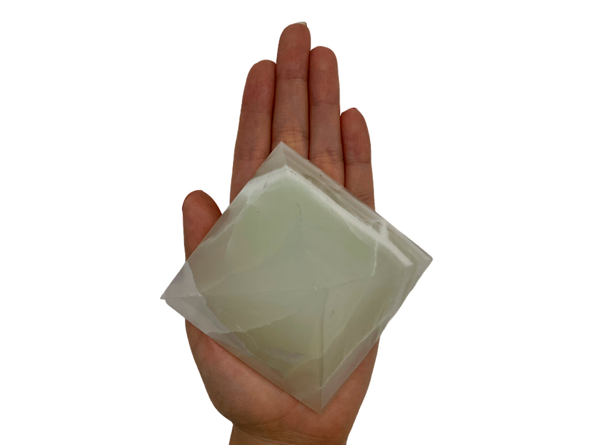 White Onyx Pyramid