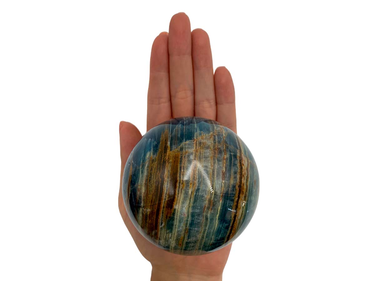 Blue Onyx Sphere