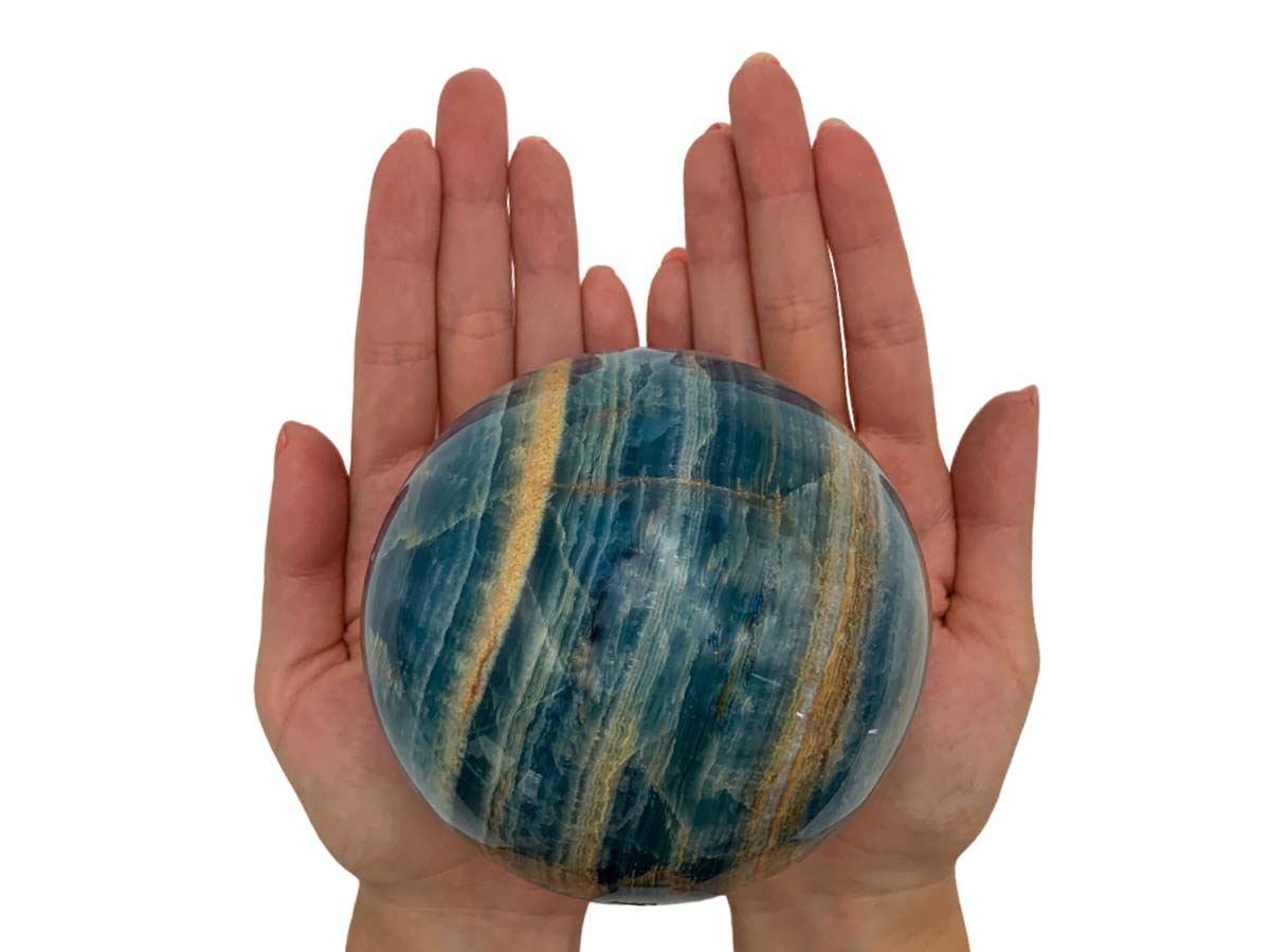 Blue Onyx Sphere