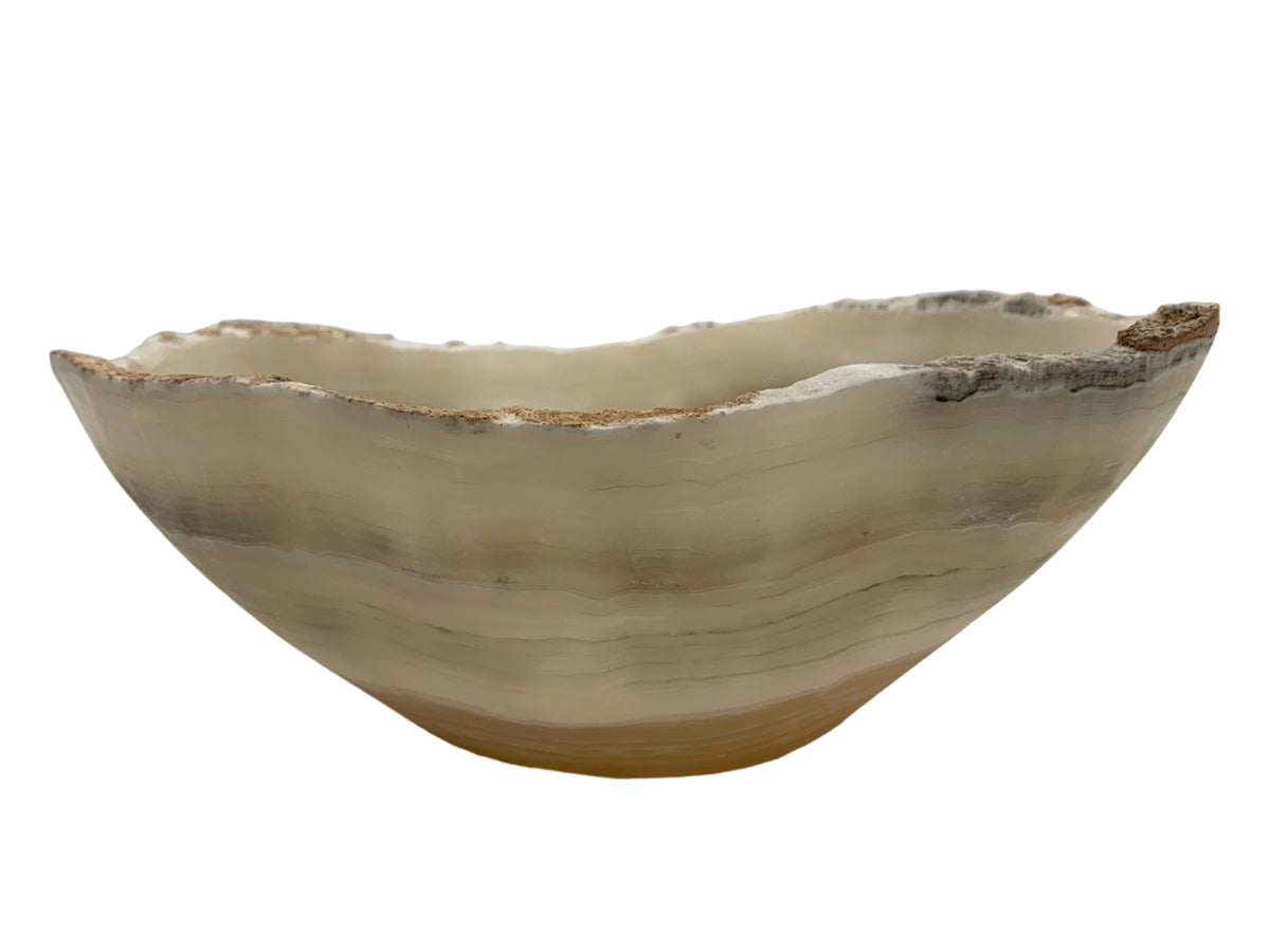 Gray Onyx Bowl 20x15cm