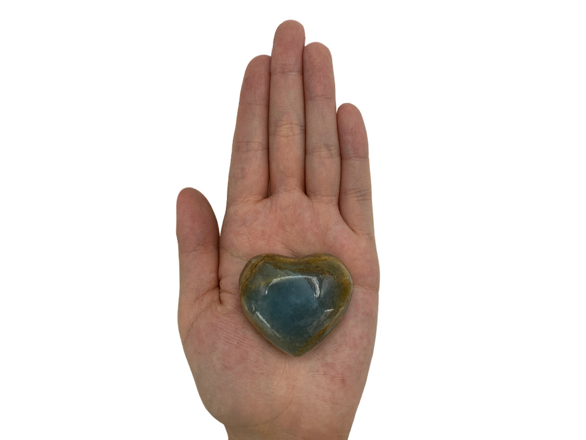 Blue Onyx Heart