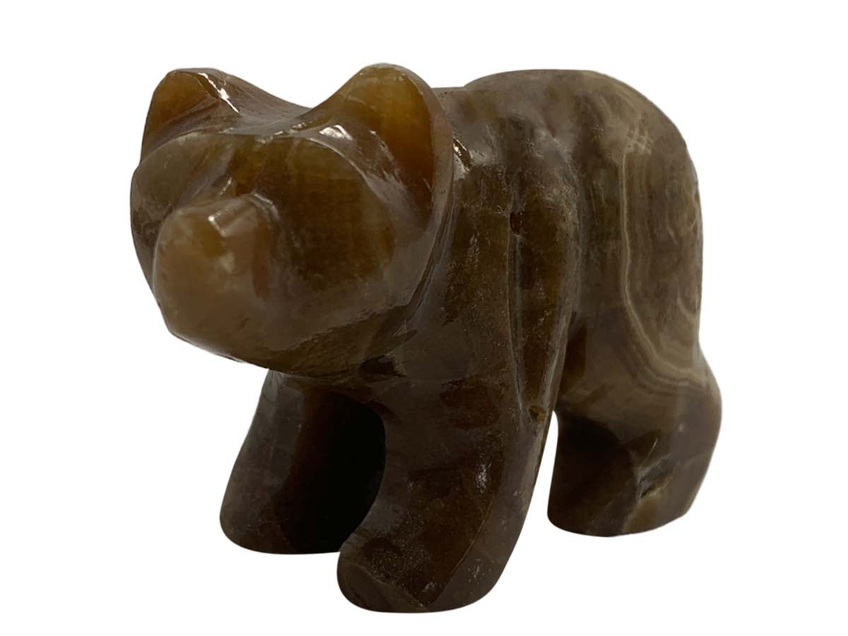 Brown Onyx Grizzly Bear