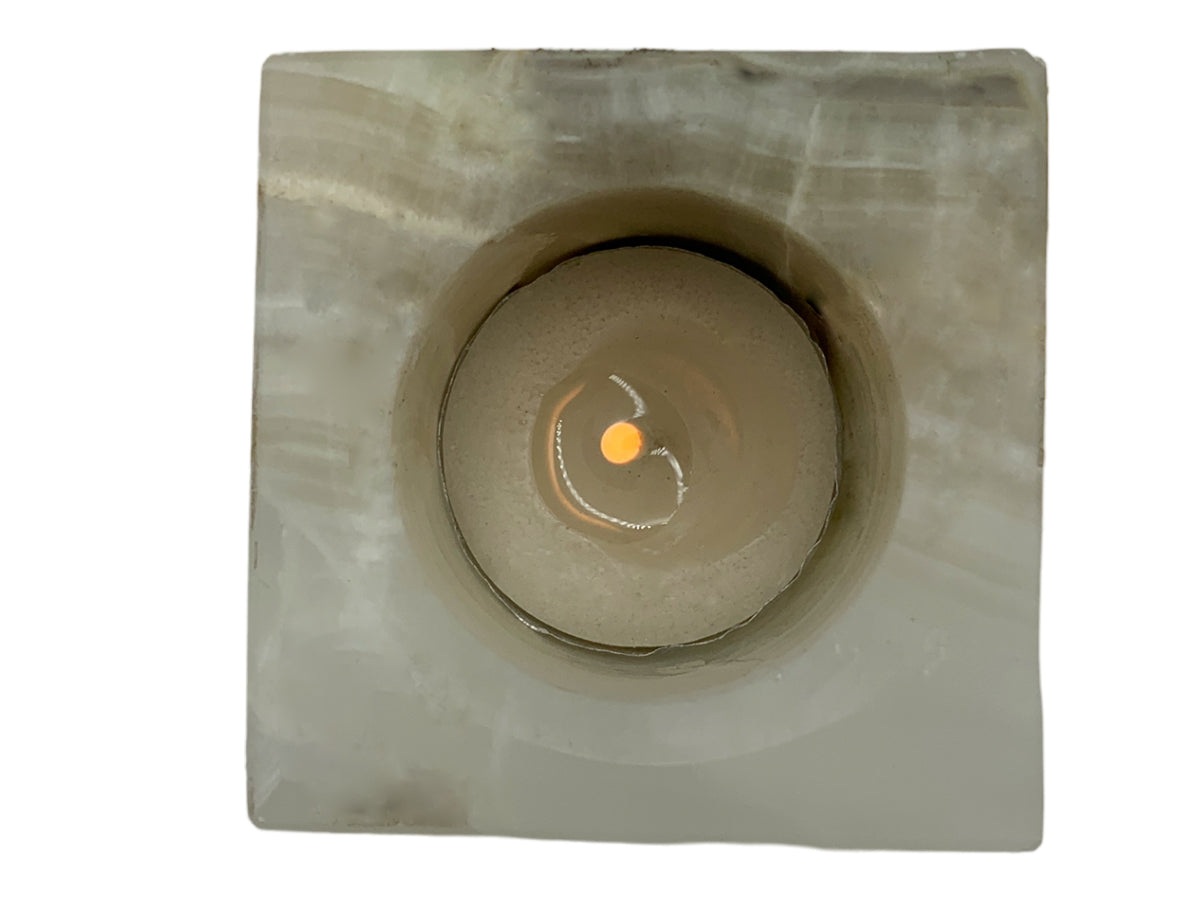 GrayOnyx Prism Candle Holder