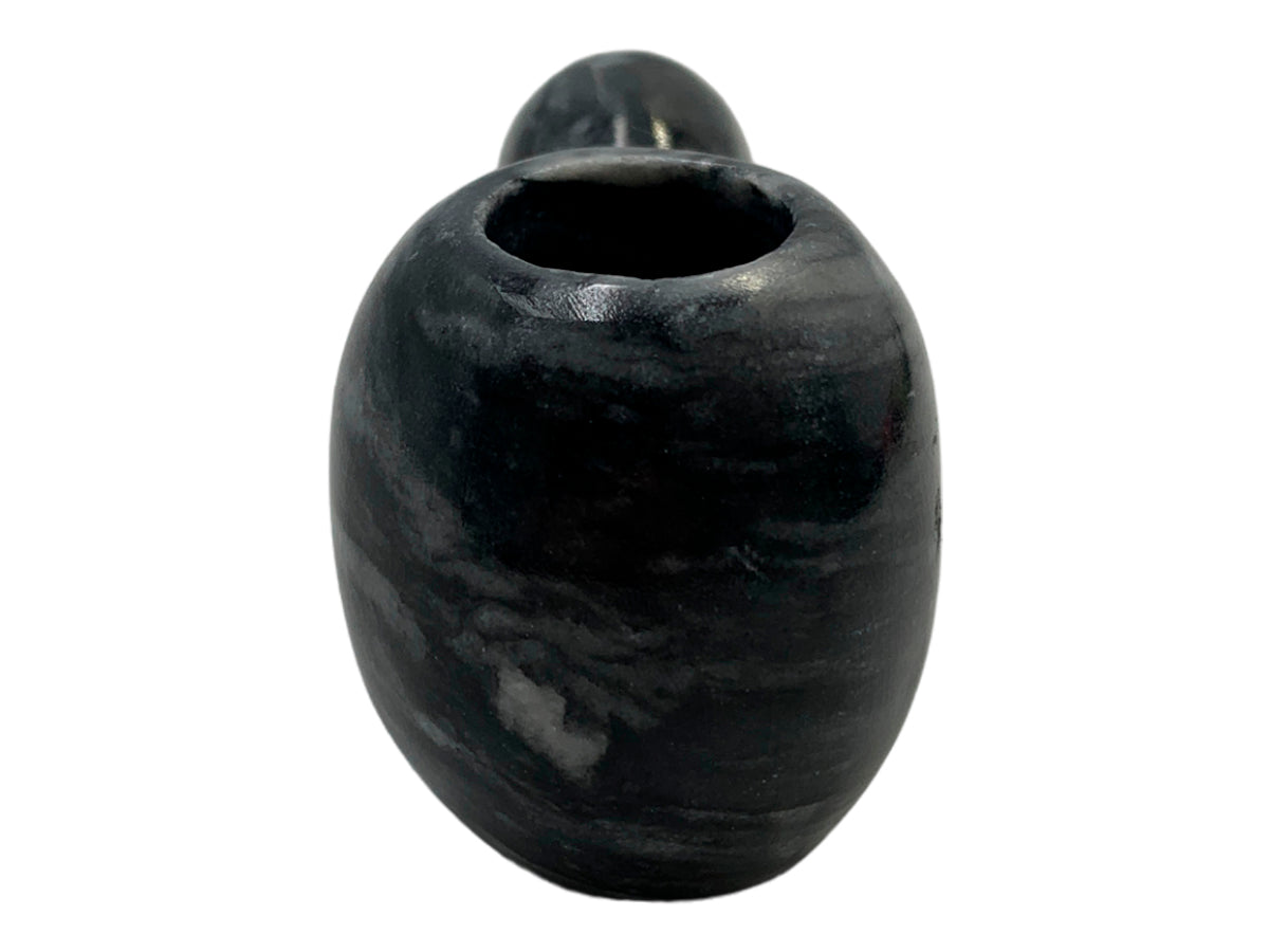 Black and White Onyx  Gentleman's Pipe