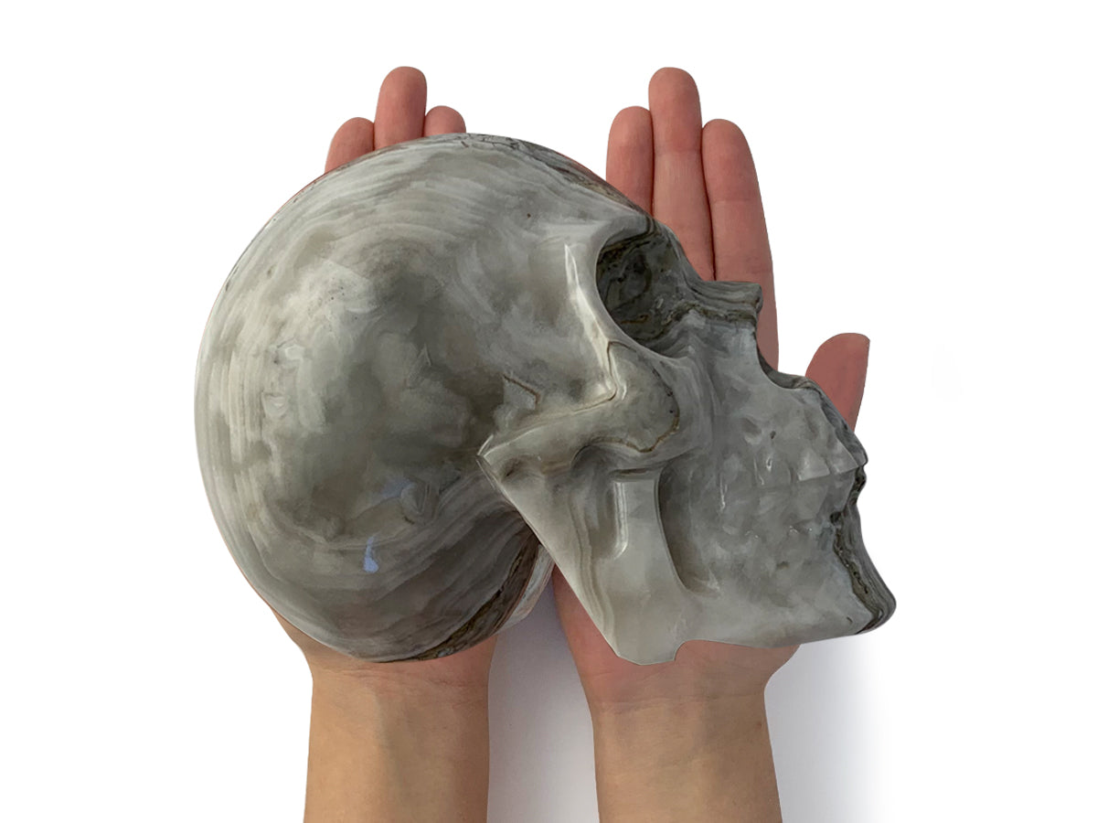 Gray Onyx Skull