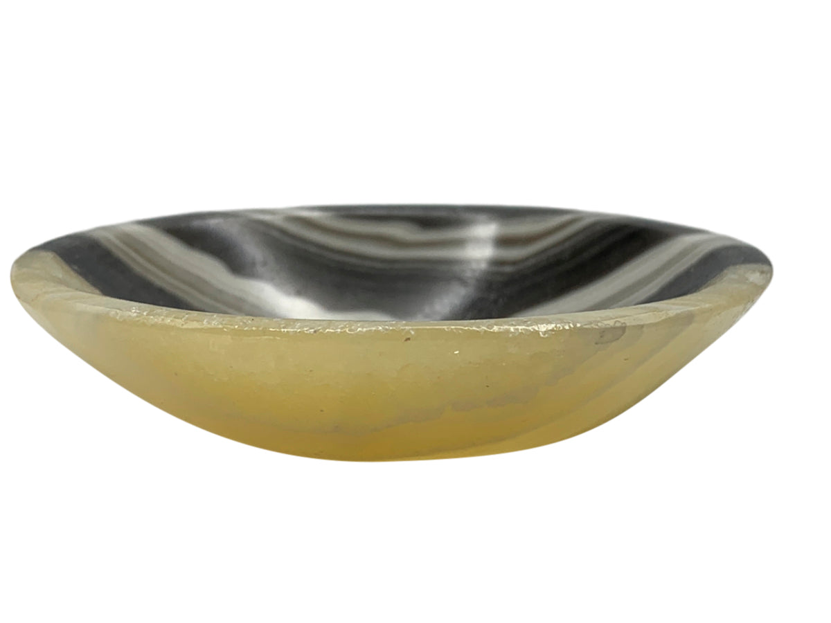 Zebra Onyx Circular Bowl