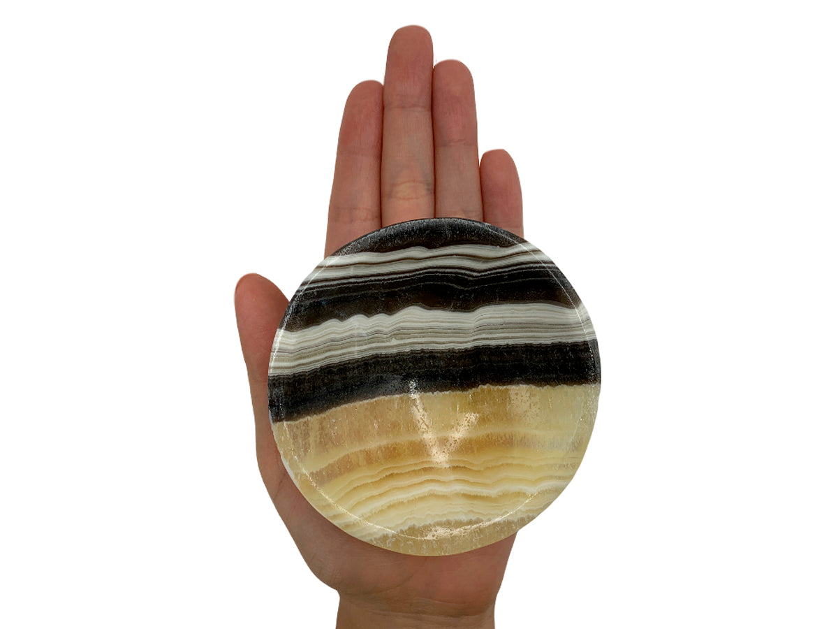 Zebra Onyx Circular Bowl