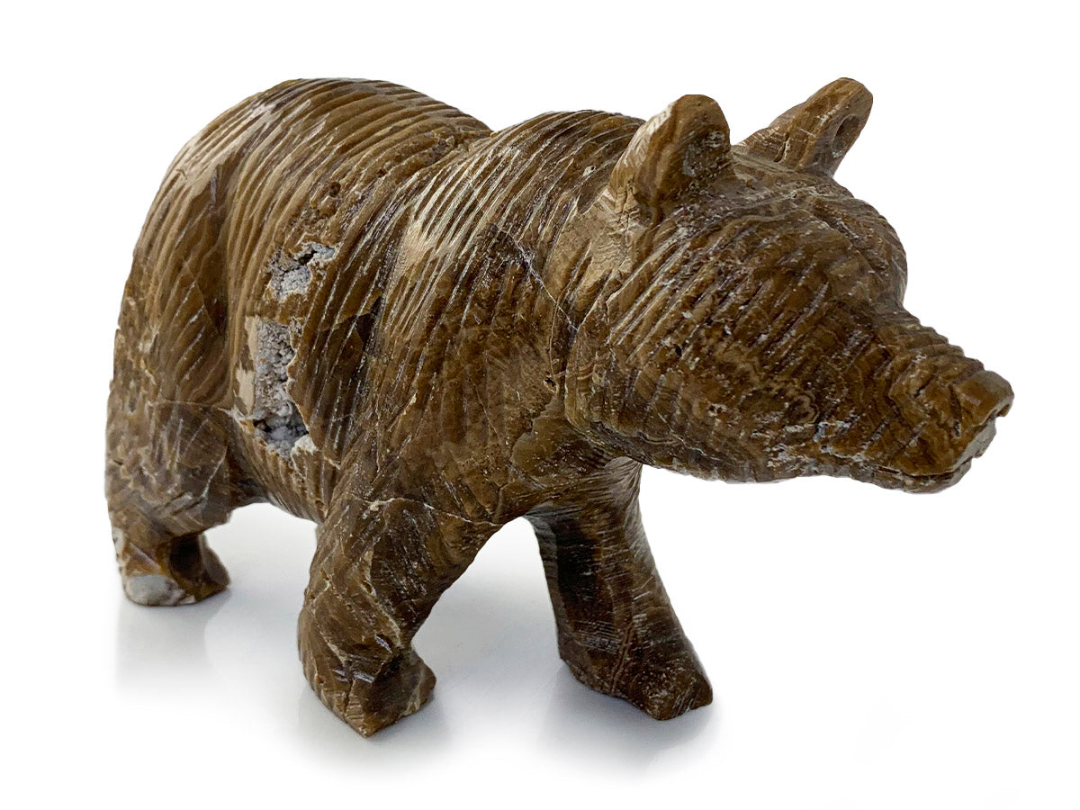 Brown Onyx Grizzly Bear