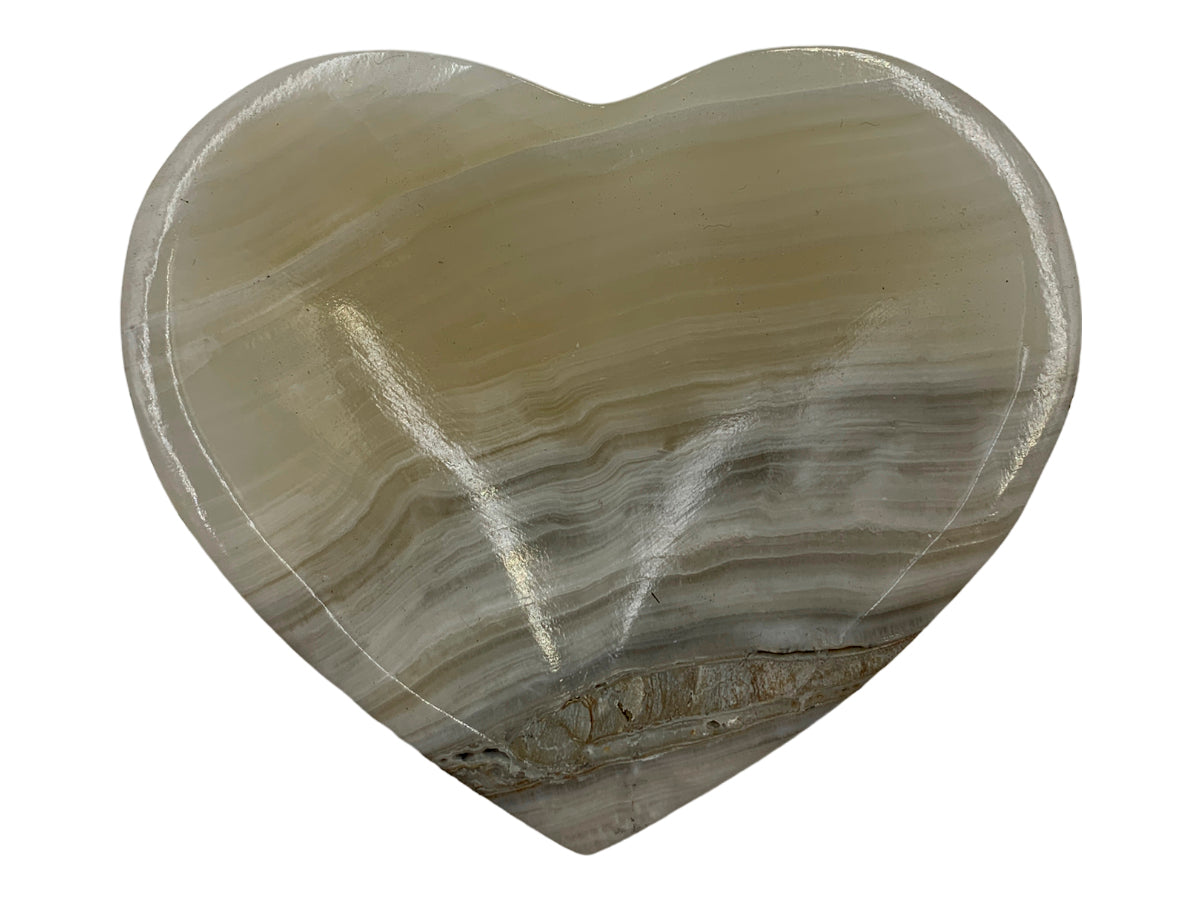 Gray Onyx Heart Bowl