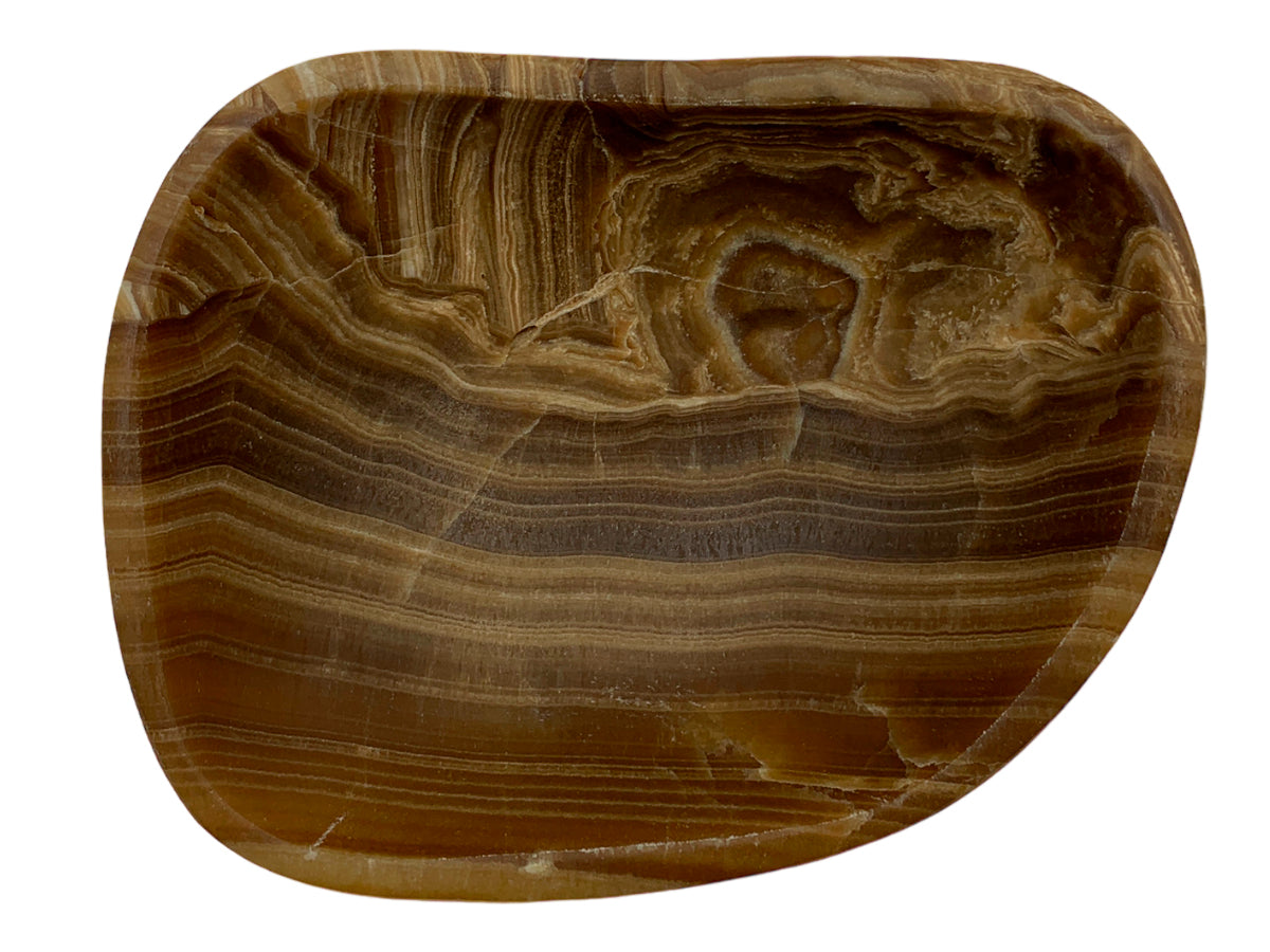 Brown Onyx Irregular Bowl