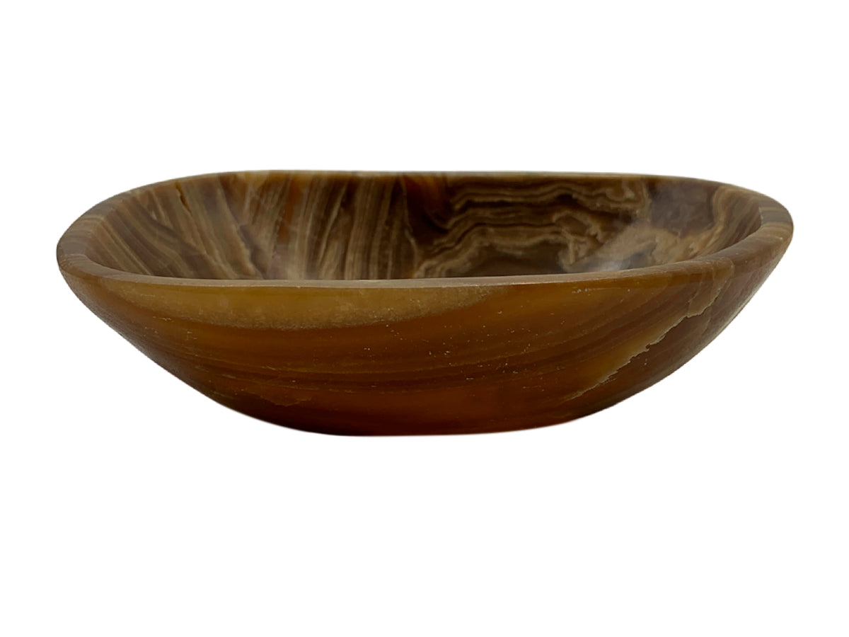 Brown Onyx Irregular Bowl