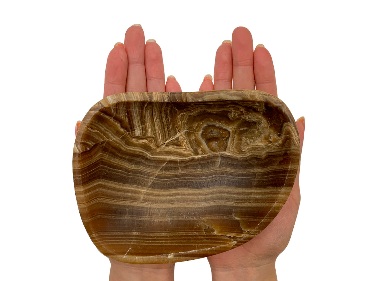 Brown Onyx Irregular Bowl