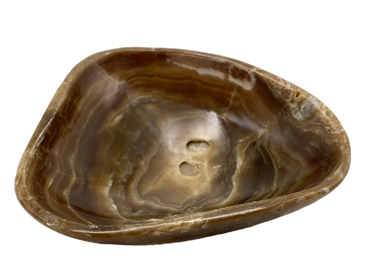 Brown Onyx Irregular Bowl
