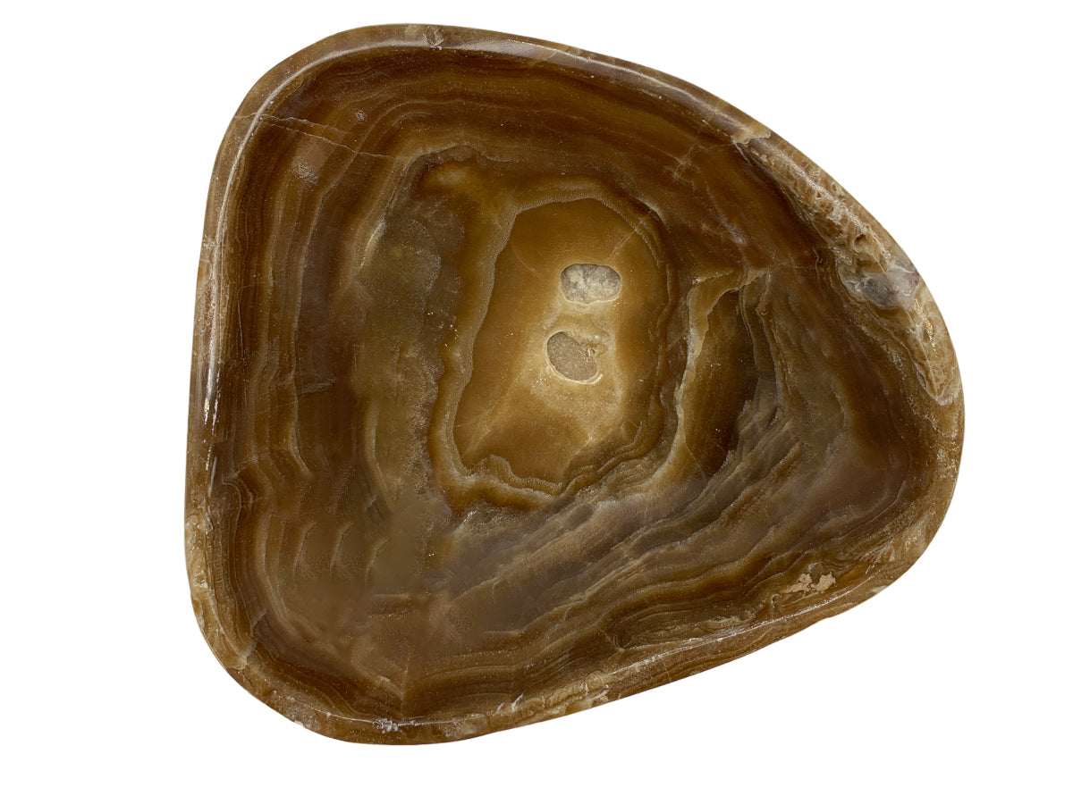 Brown Onyx Irregular Bowl