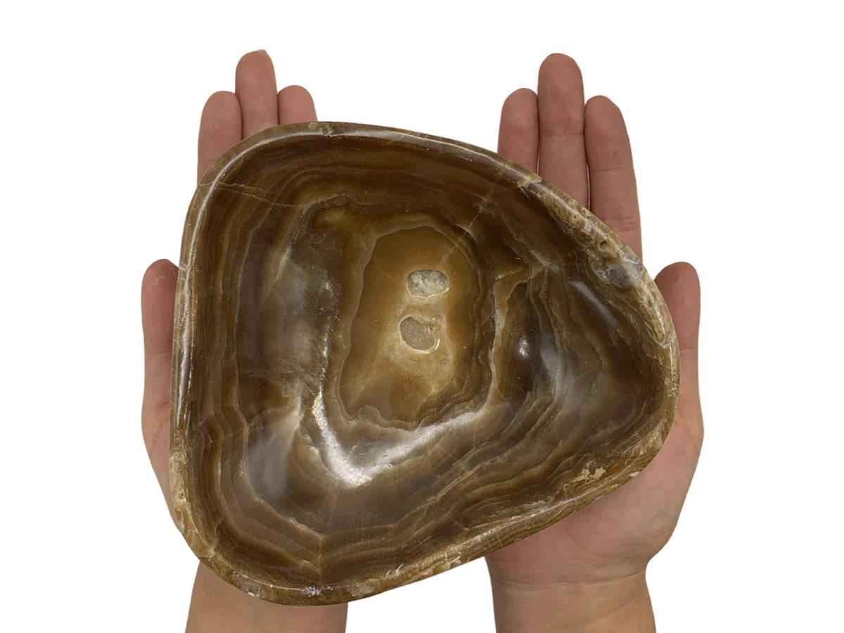 Brown Onyx Irregular Bowl