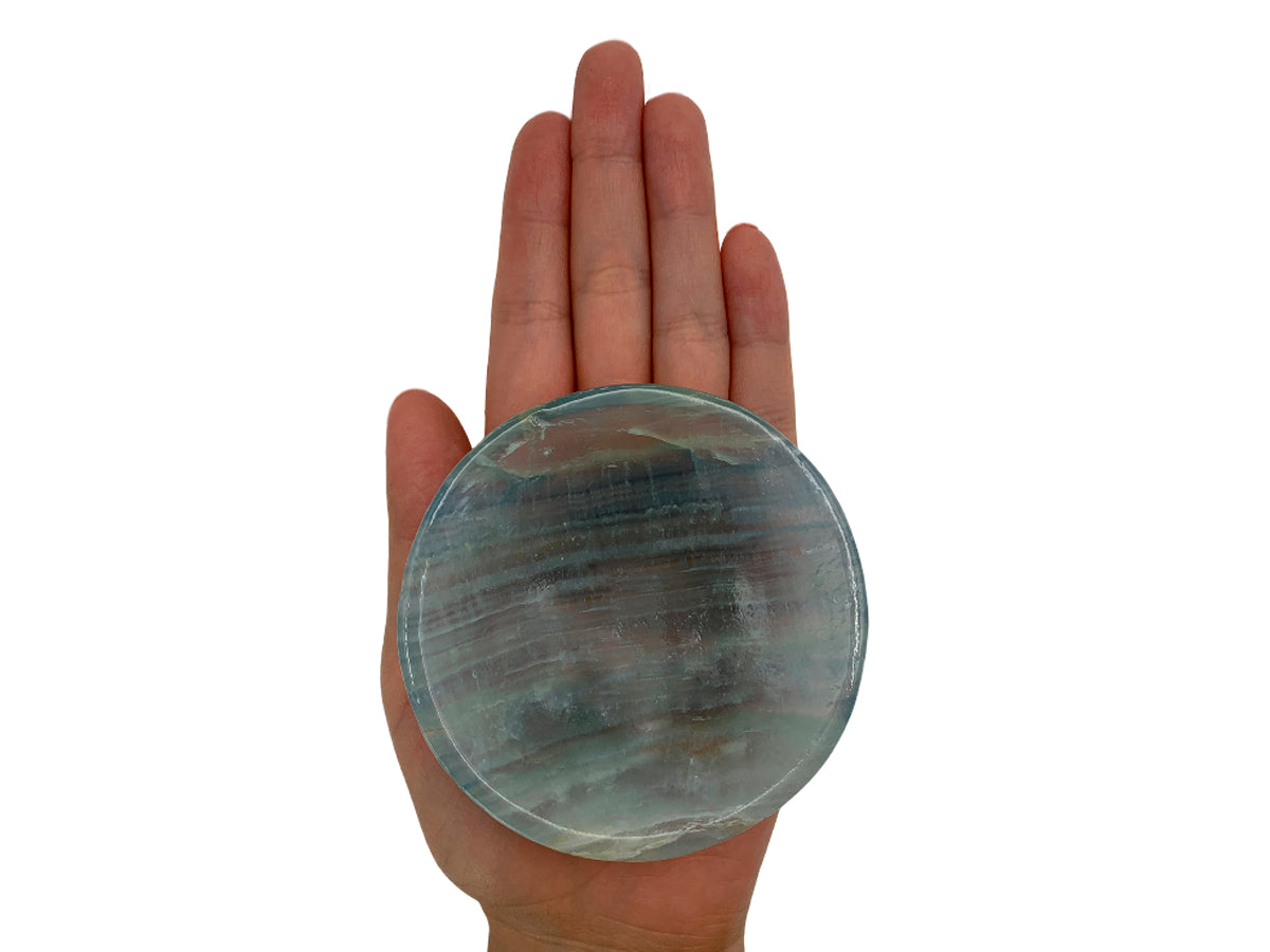 Blue Onyx Circular Snack Bowl