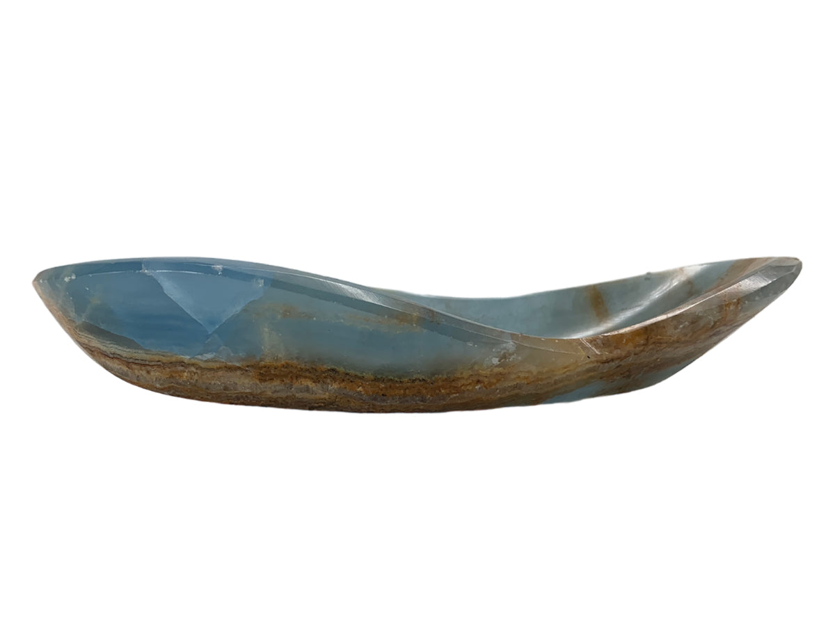 Blue Onyx Irregular Snack Bowl