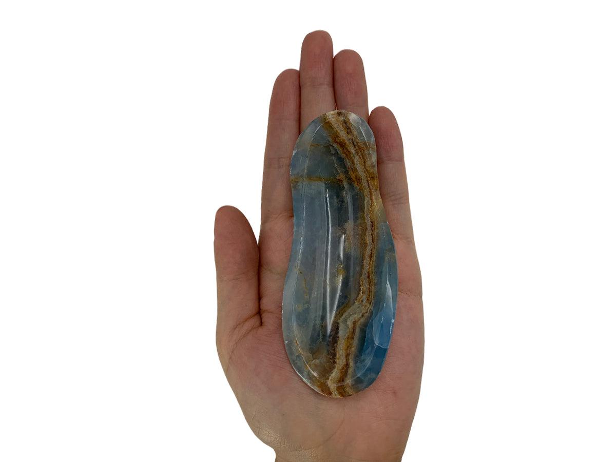 Blue Onyx Irregular Snack Bowl