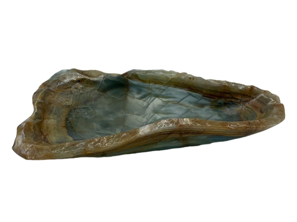 Blue Onyx Irregular Snack Bowl