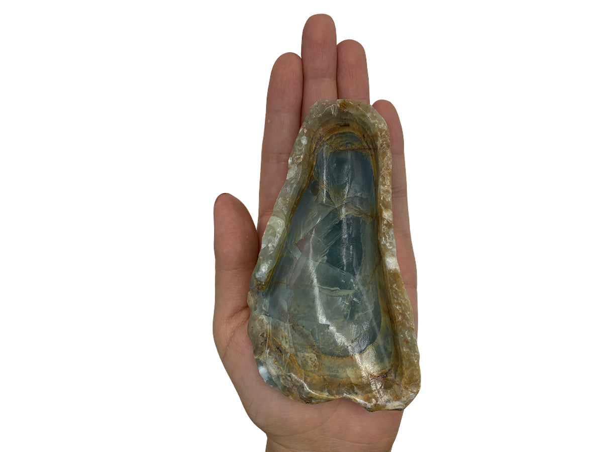 Blue Onyx Irregular Snack Bowl