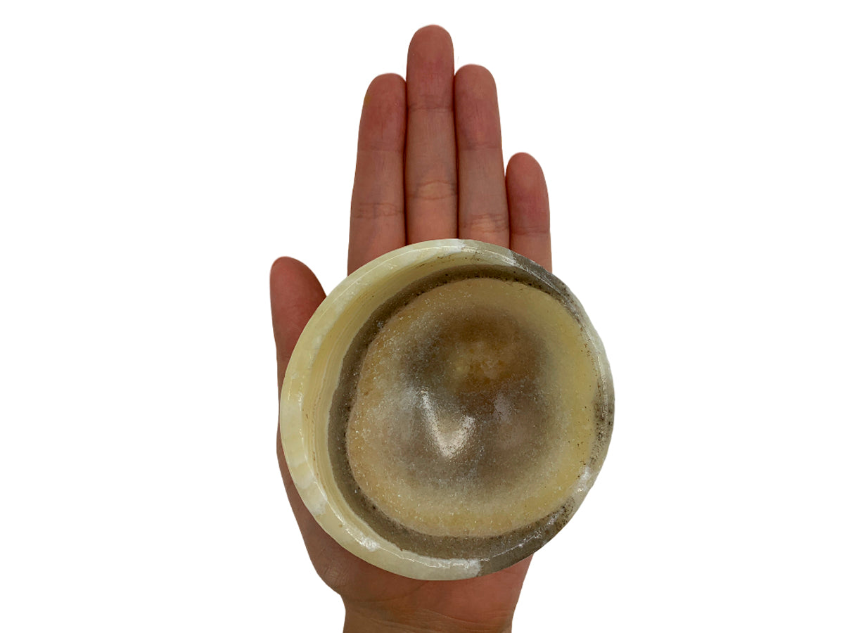 Zebra Onyx Circular Bowl