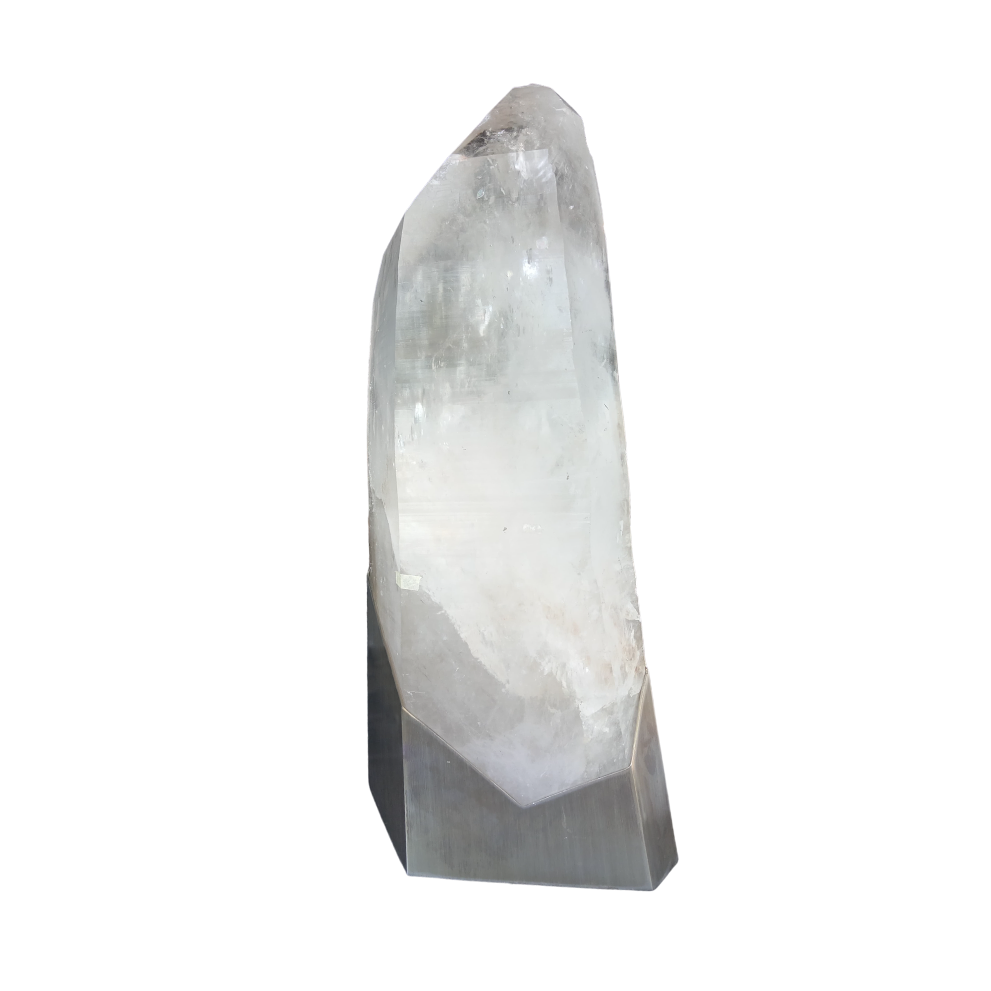 White quartz point lamp 11x9.5x28.7in.