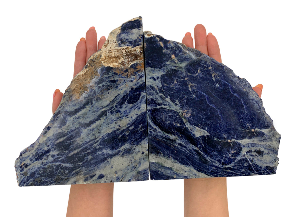 Sodalite Rustic Bookend