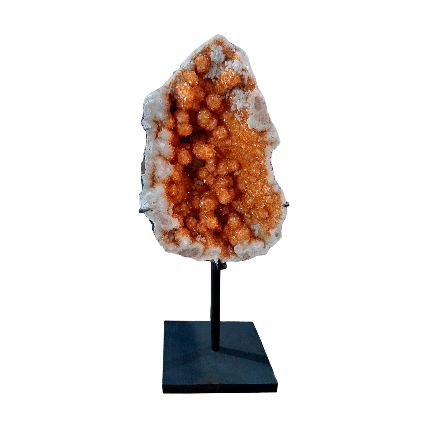 Polished edge citrine druzy 21x14x53 in.