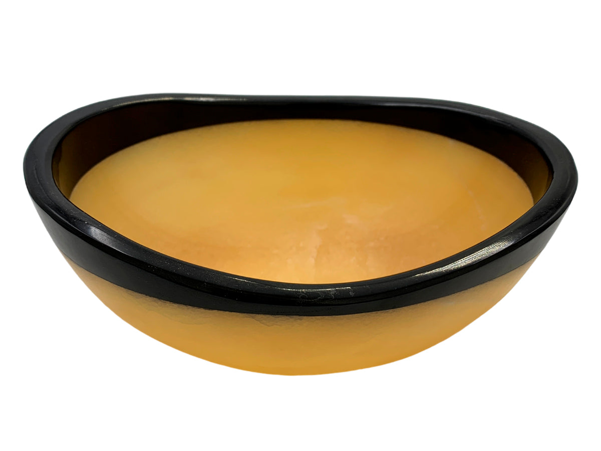 Orange Onyx Oval Bowl