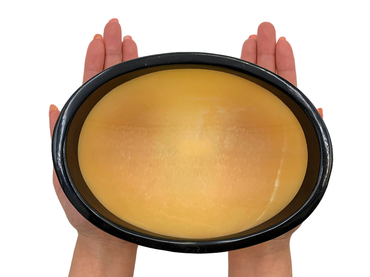 Orange Onyx Oval Bowl