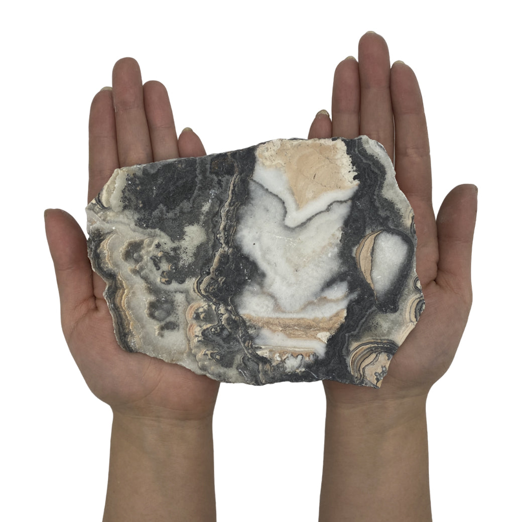 Zebra Calcite Slice