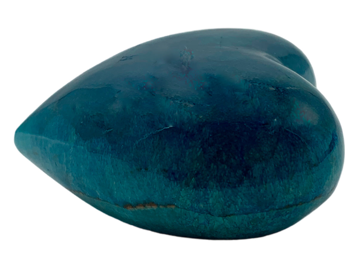 Blue Pigmented Onyx Heart