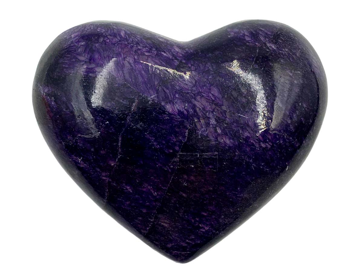 Purple Pigmented Onyx Heart