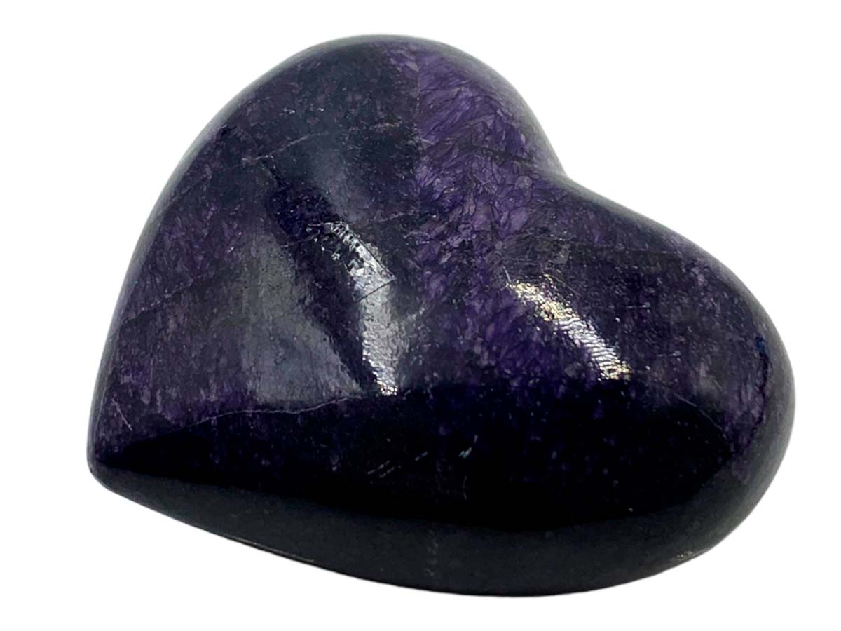 Purple Pigmented Onyx Heart