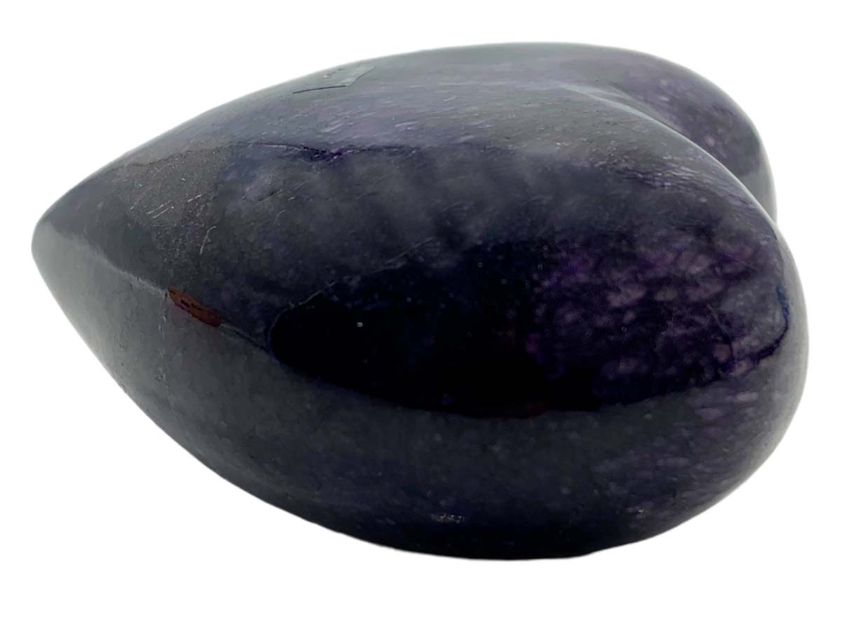 Purple Pigmented Onyx Heart