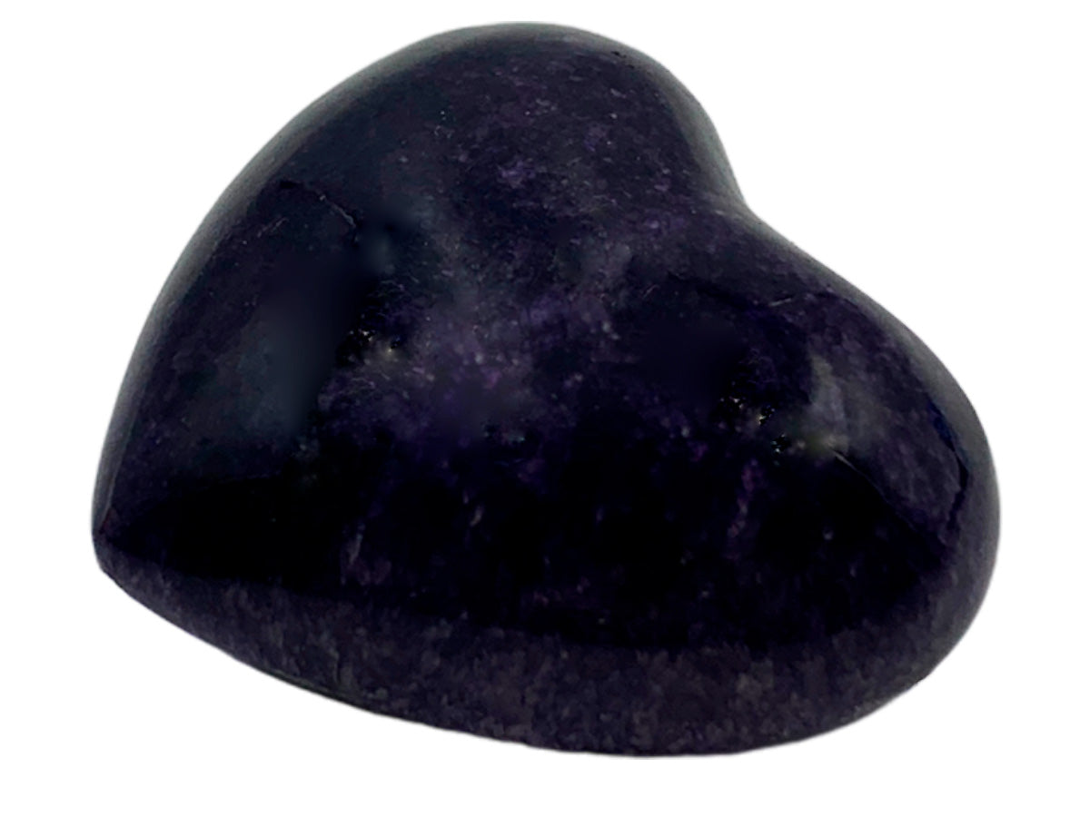 Purple Pigmented Onyx Heart