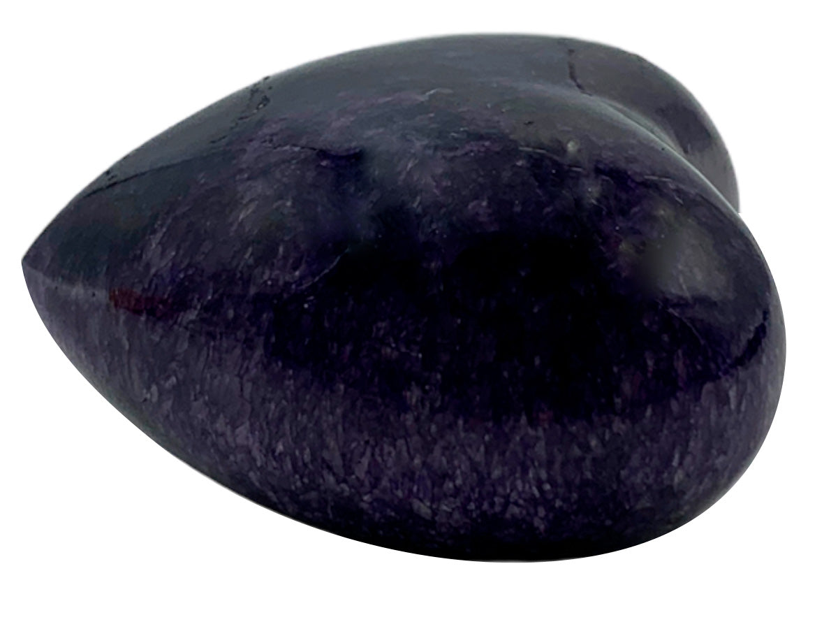 Purple Pigmented Onyx Heart