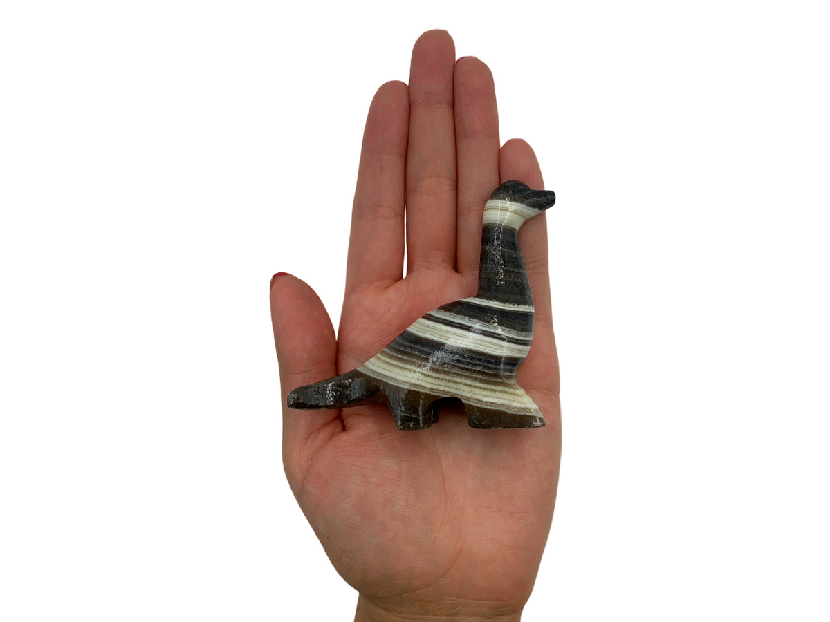 Onyx Long Neck Dino Polished