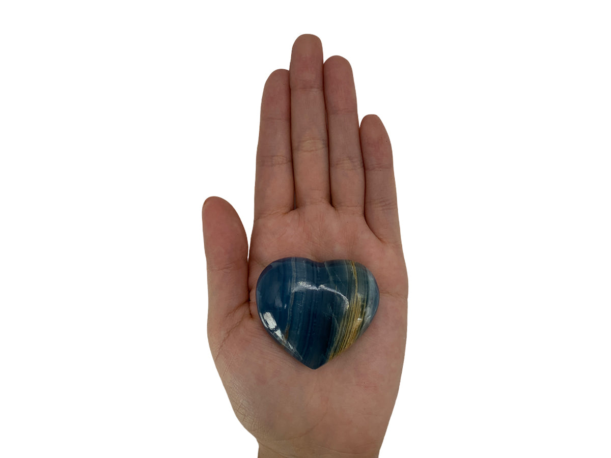 Blue Onyx Heart