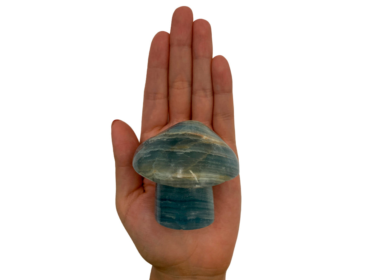 Blue Onyx Irregular Mushroom